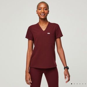 Burgundy FIGS Scrub Set